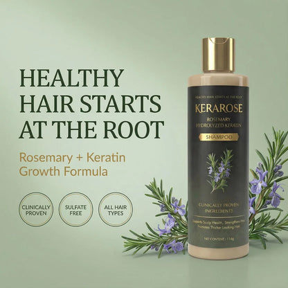 Kerarose Rosemary Shampoo For Hair Growth