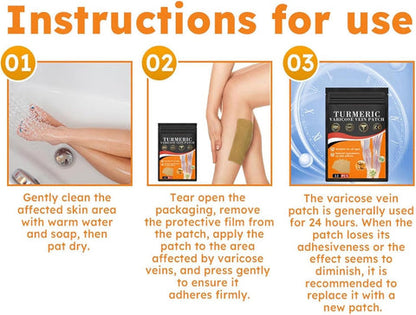 VeinEase™ Turmeric Varicose Vein Patches | 🔥