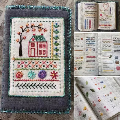 Embroidery Book with 143 different stitches