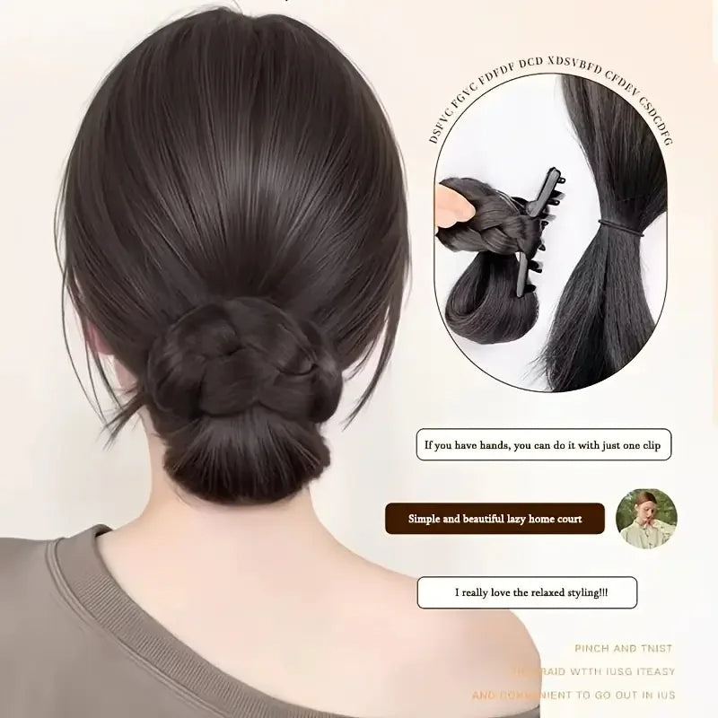 Chic Synthetic Bun Clip