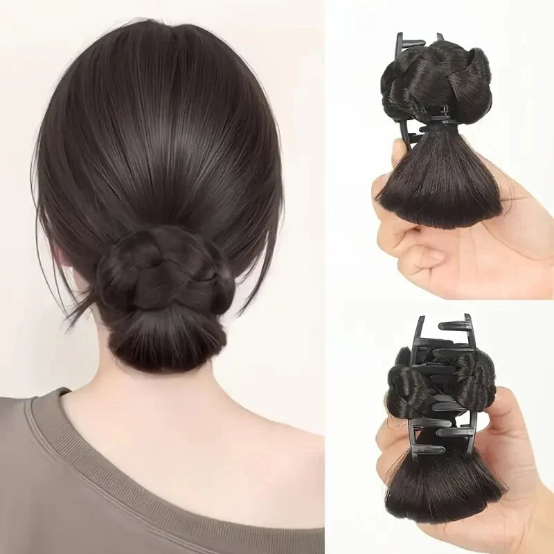 Chic Synthetic Bun Clip