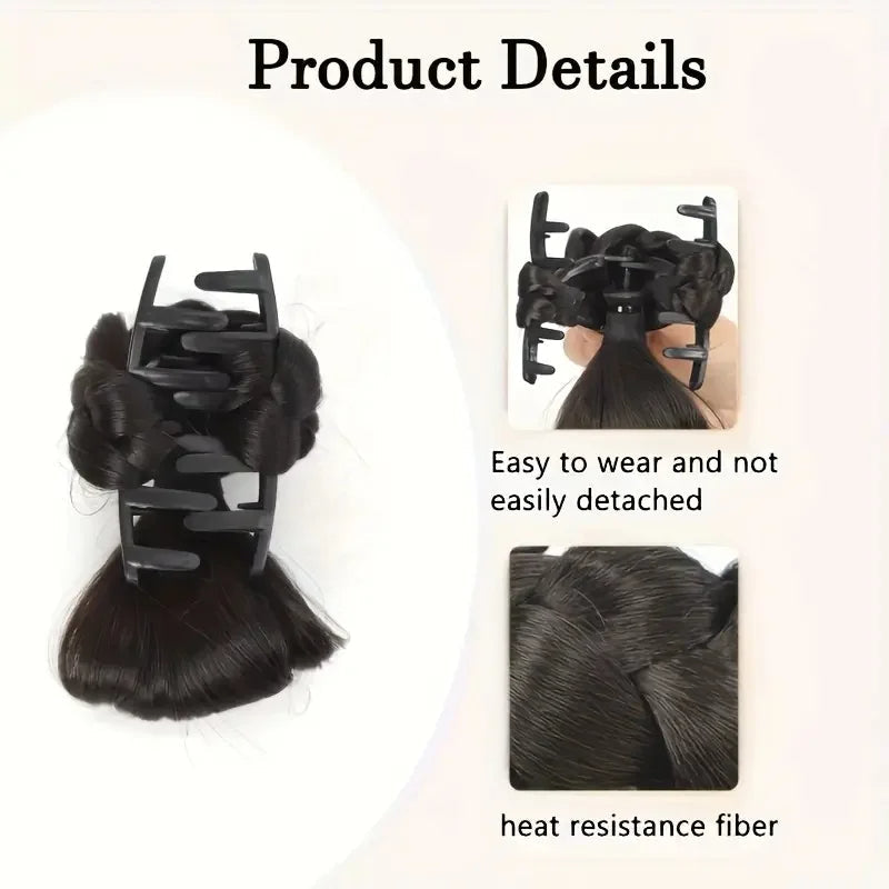 Chic Synthetic Bun Clip