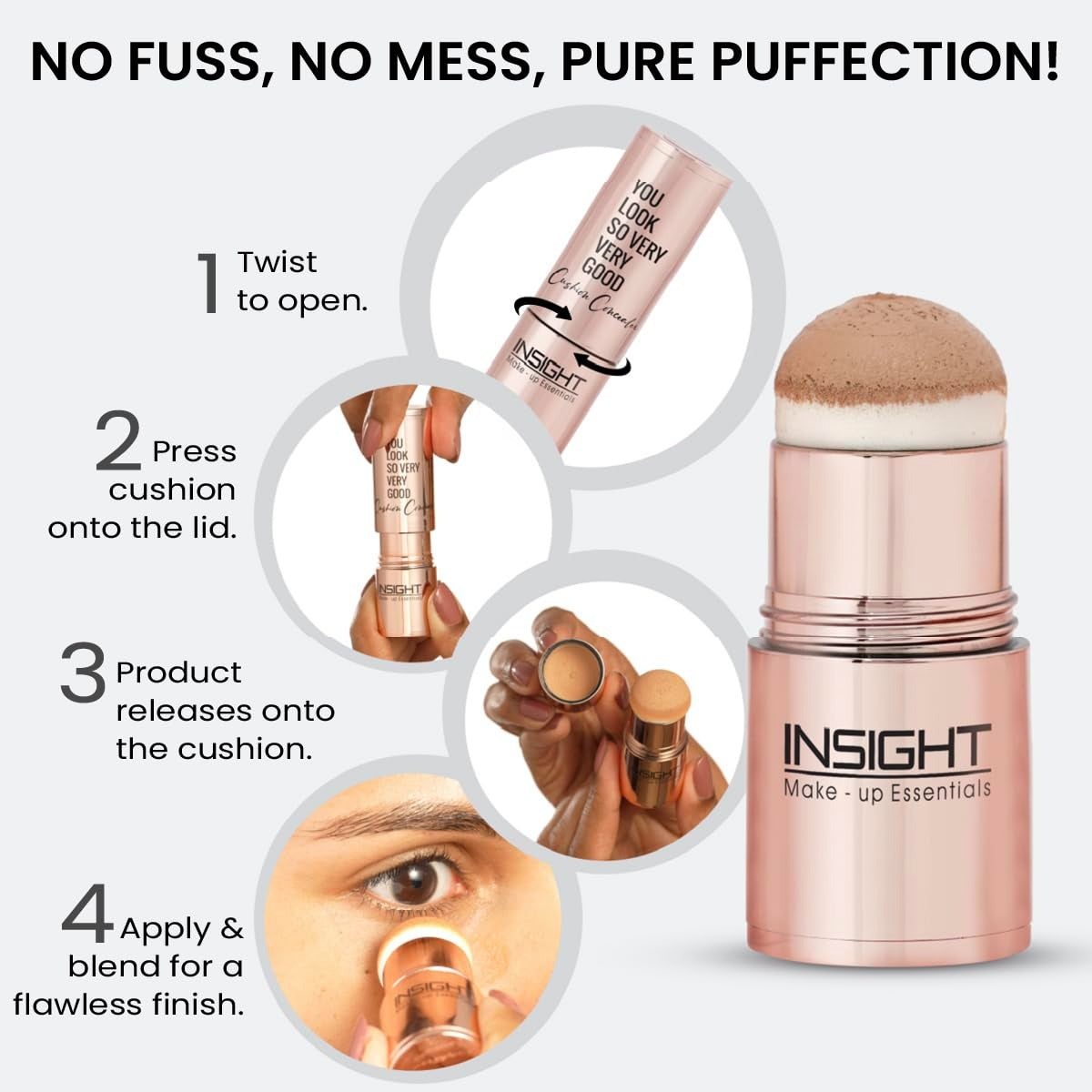 Multipurpose & Travel-Friendly Cushion Concealer