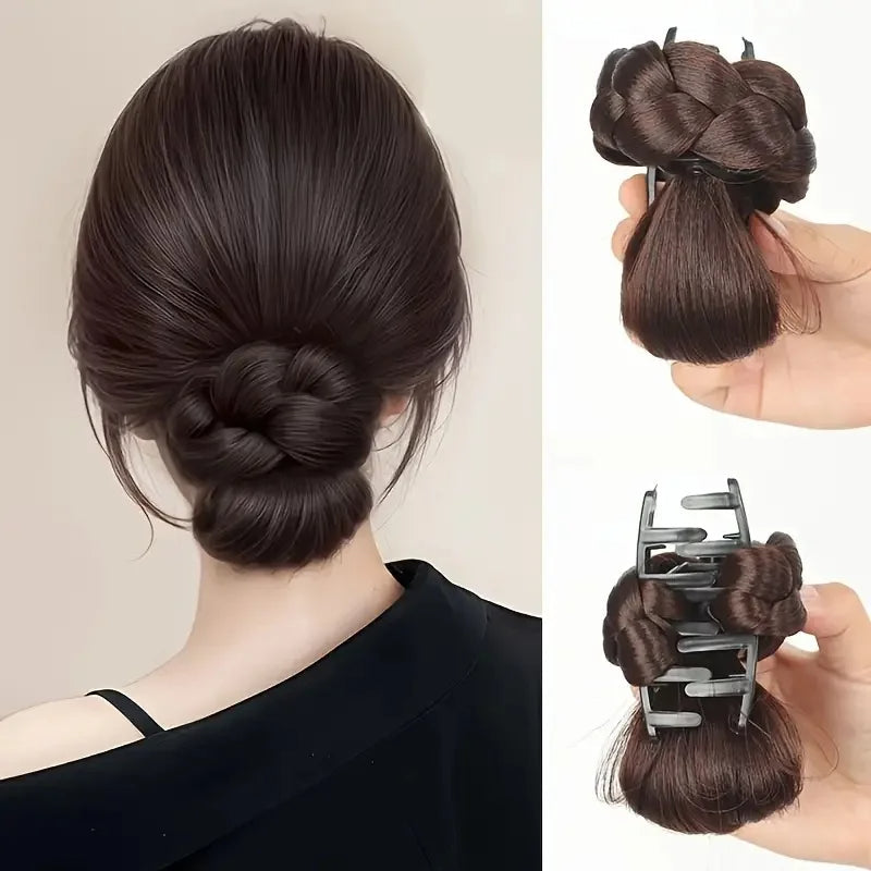 Chic Synthetic Bun Clip