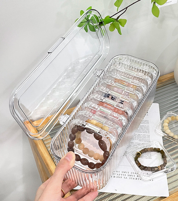 Transparent Jewelry Organizer Box