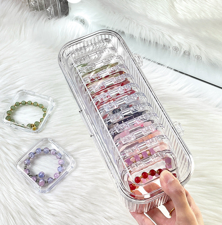Transparent Jewelry Organizer Box
