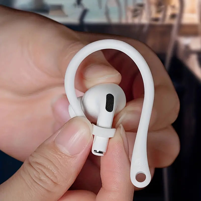 Silicone Ear Hooks for AIrpods (2 Pair)