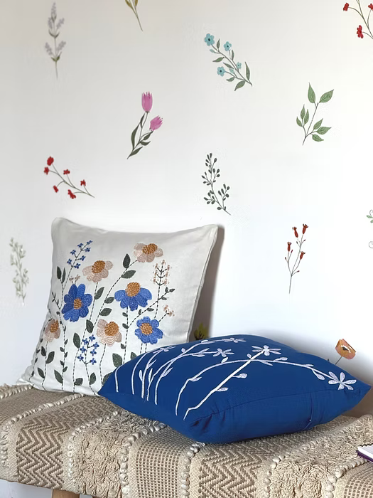 DIY Floral Bloom Wall Stickers