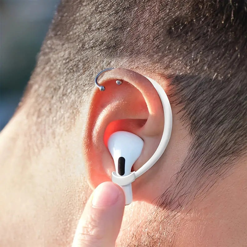 Silicone Ear Hooks for AIrpods (2 Pair)