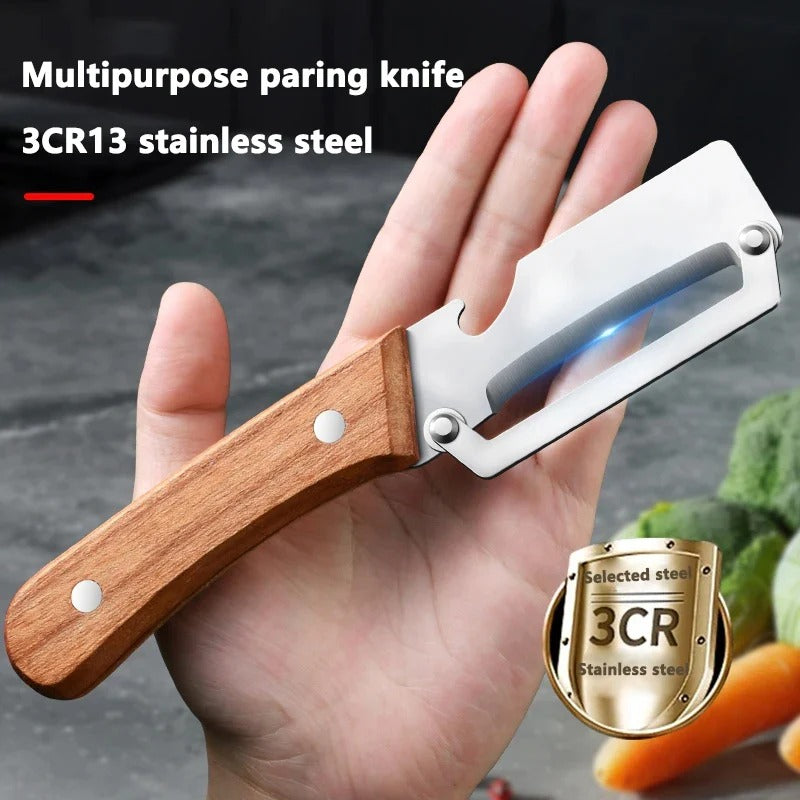 Premium Stainless Steel Multi-Functional Handheld Peeler