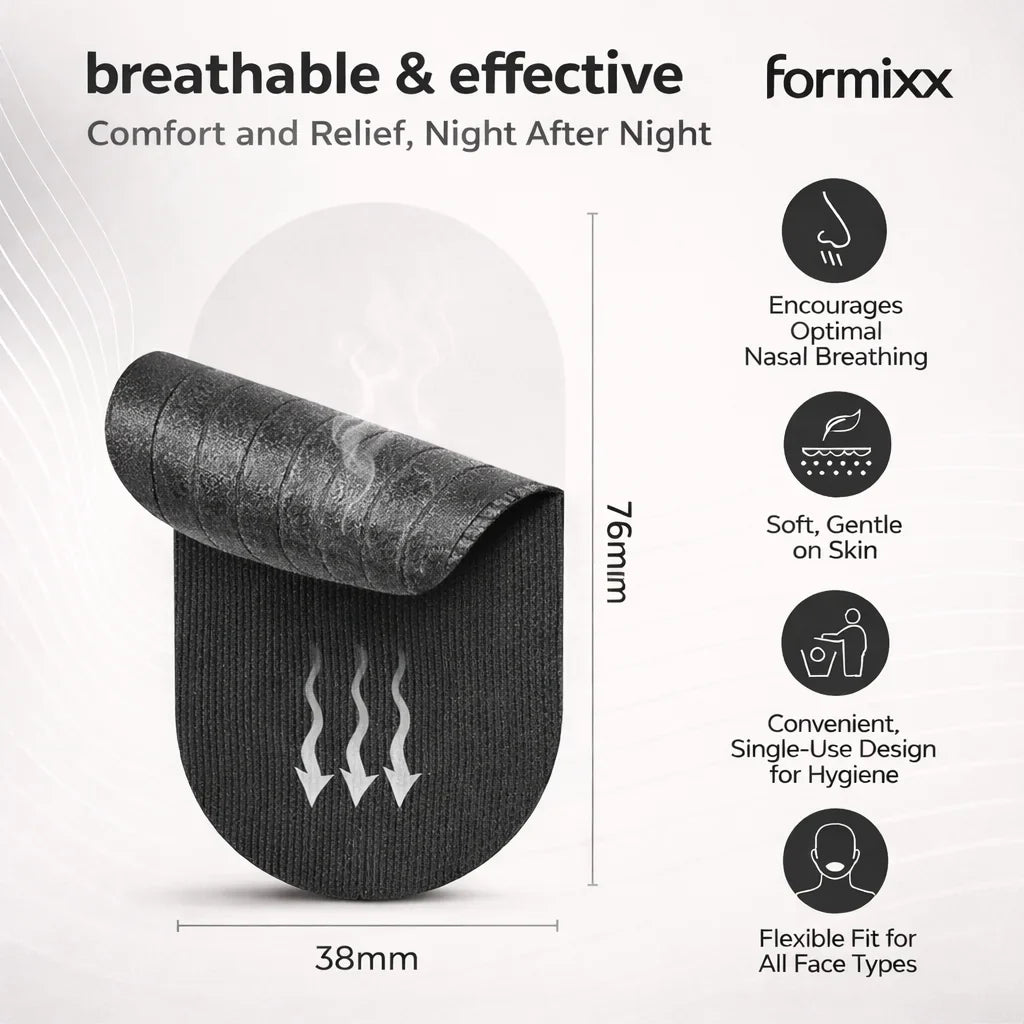 Mouth Sleeping Tape – Fix Snoring and your jawline Tonight!