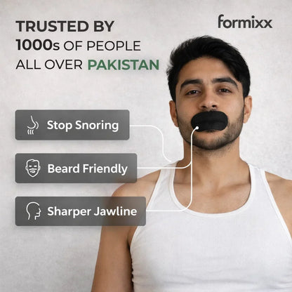Mouth Sleeping Tape – Fix Snoring and your jawline Tonight!