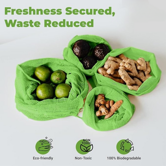 Cotton Reuseable Vegetables Bags