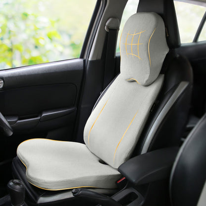 Car Seat Cushion 3 in 1 Combo – Backrest, Headrest and Seat
