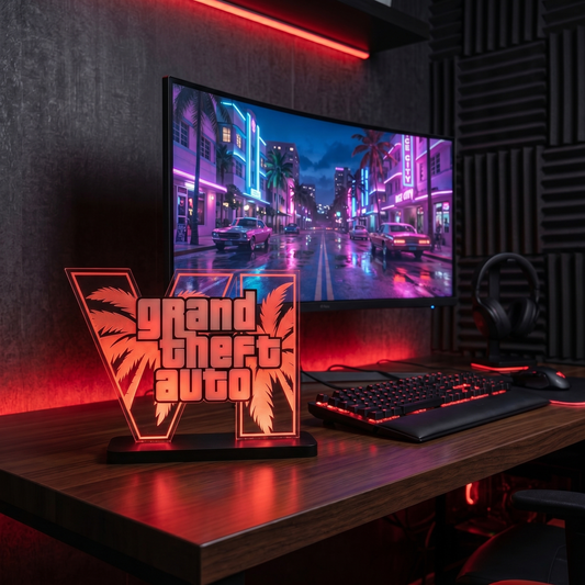 CUSTOM GTA ACRYLIC LED LAMP