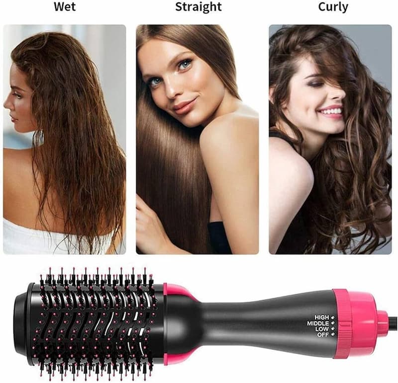 One Step Hot Air Brush (Dryer + Straightener)