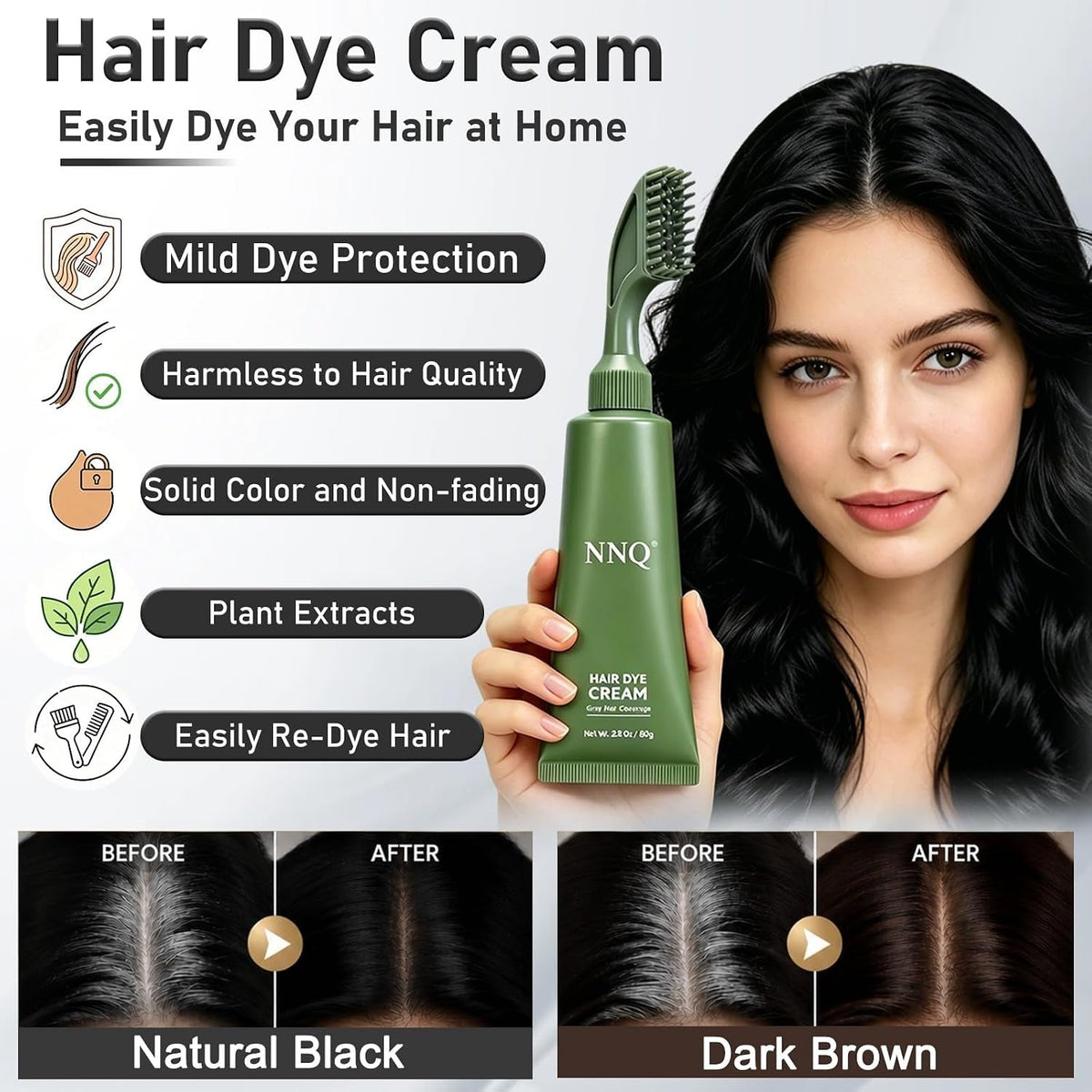 Plant-Based Hair Color Cream