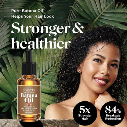 100% Pure Batana Oil + Rosemary Hair Growth Serum