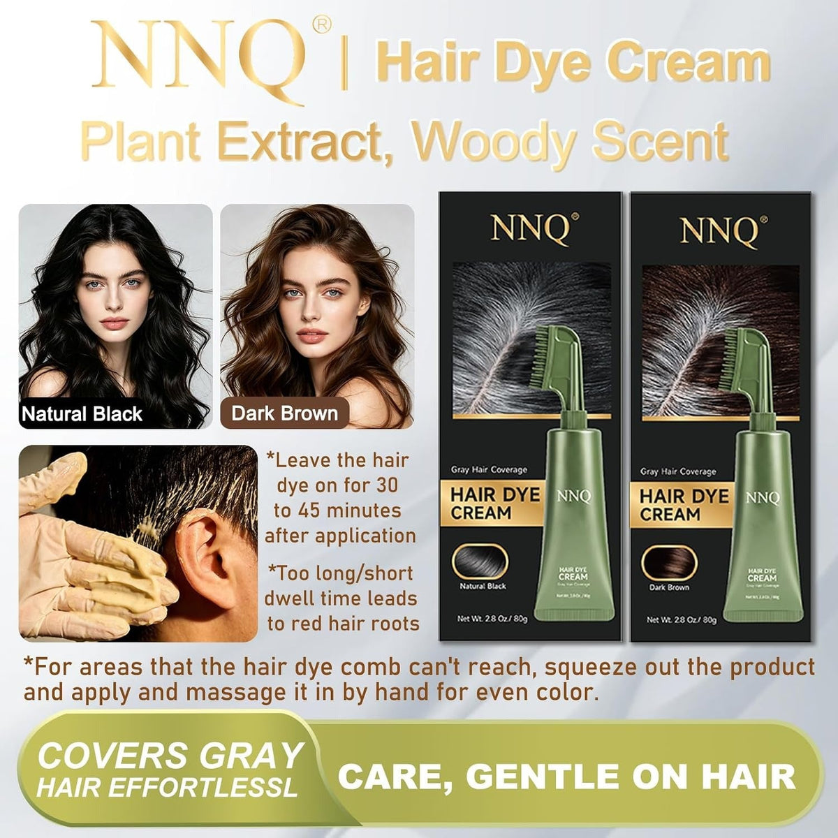 Plant-Based Hair Color Cream
