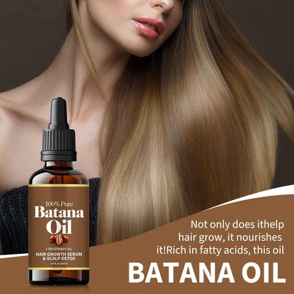 100% Pure Batana Oil + Rosemary Hair Growth Serum