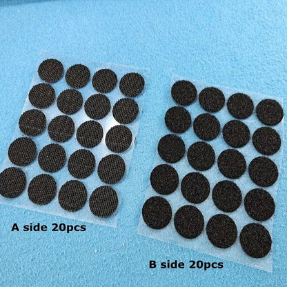 Magic Sticky Self Adhesive Velcro Round Pads Dots