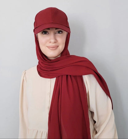 2 IN 1 SUPPORTS SUMMER CAP &HIJAB FOR GILRS
