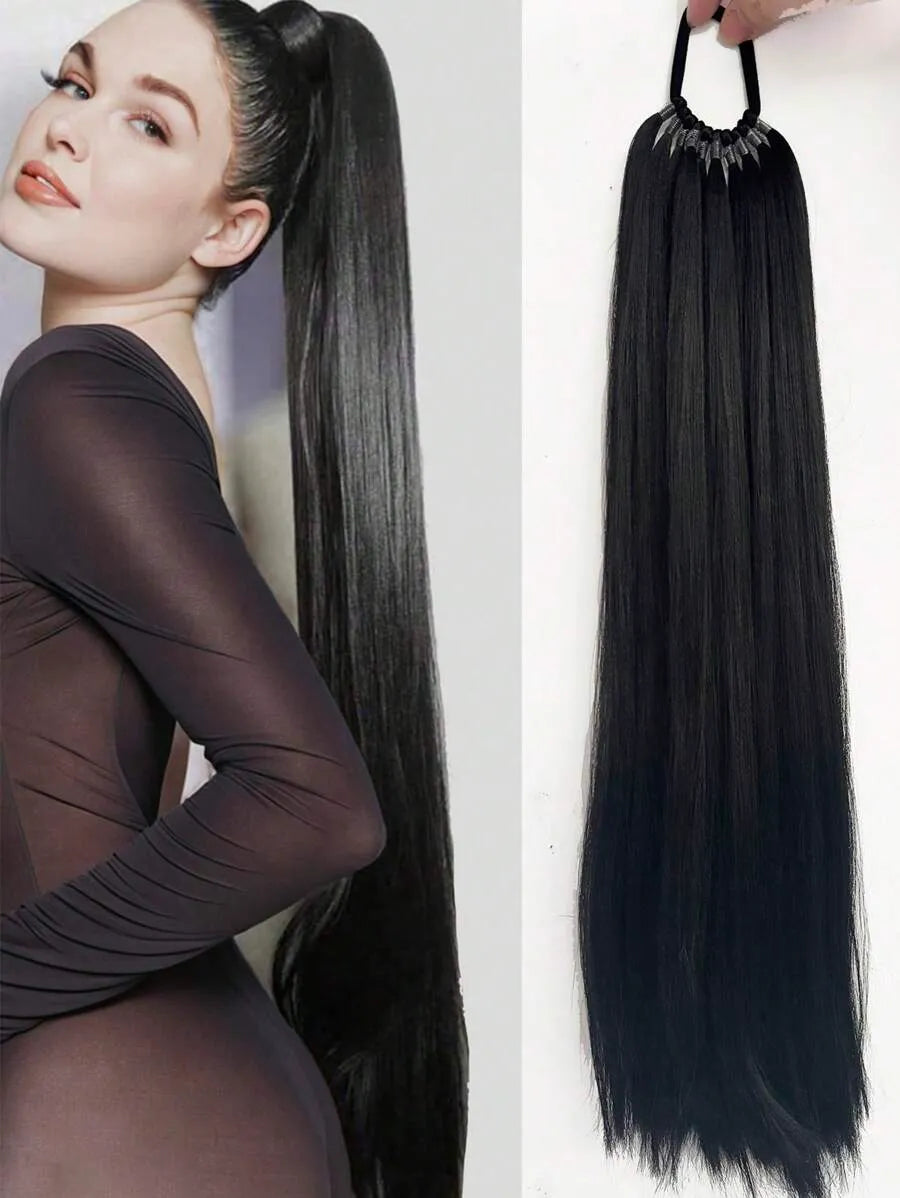 Long Ponytail Straight Hair Extension