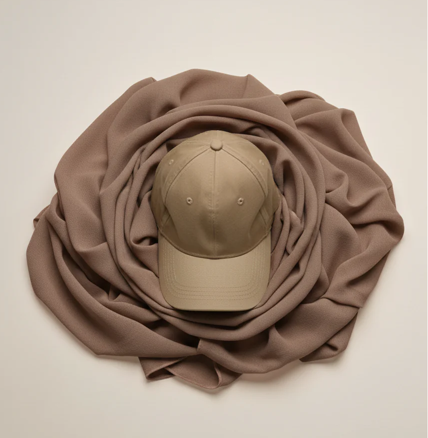 2 IN 1 SUPPORTS SUMMER CAP &HIJAB FOR GILRS