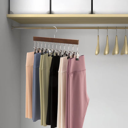 12 Clips Hanging Closet Organizer