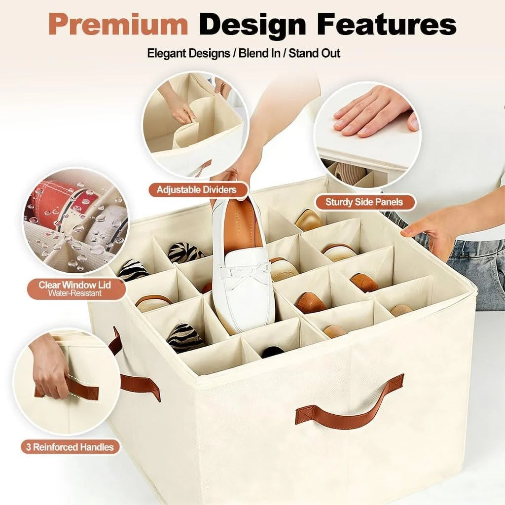 Luxury Clear Shoe Organizer Box