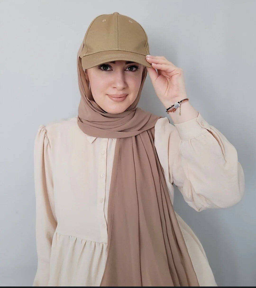 2 IN 1 SUPPORTS SUMMER CAP &HIJAB FOR GILRS