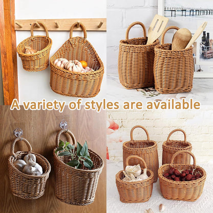 Wall Hanging Storage Basket for Kitchen