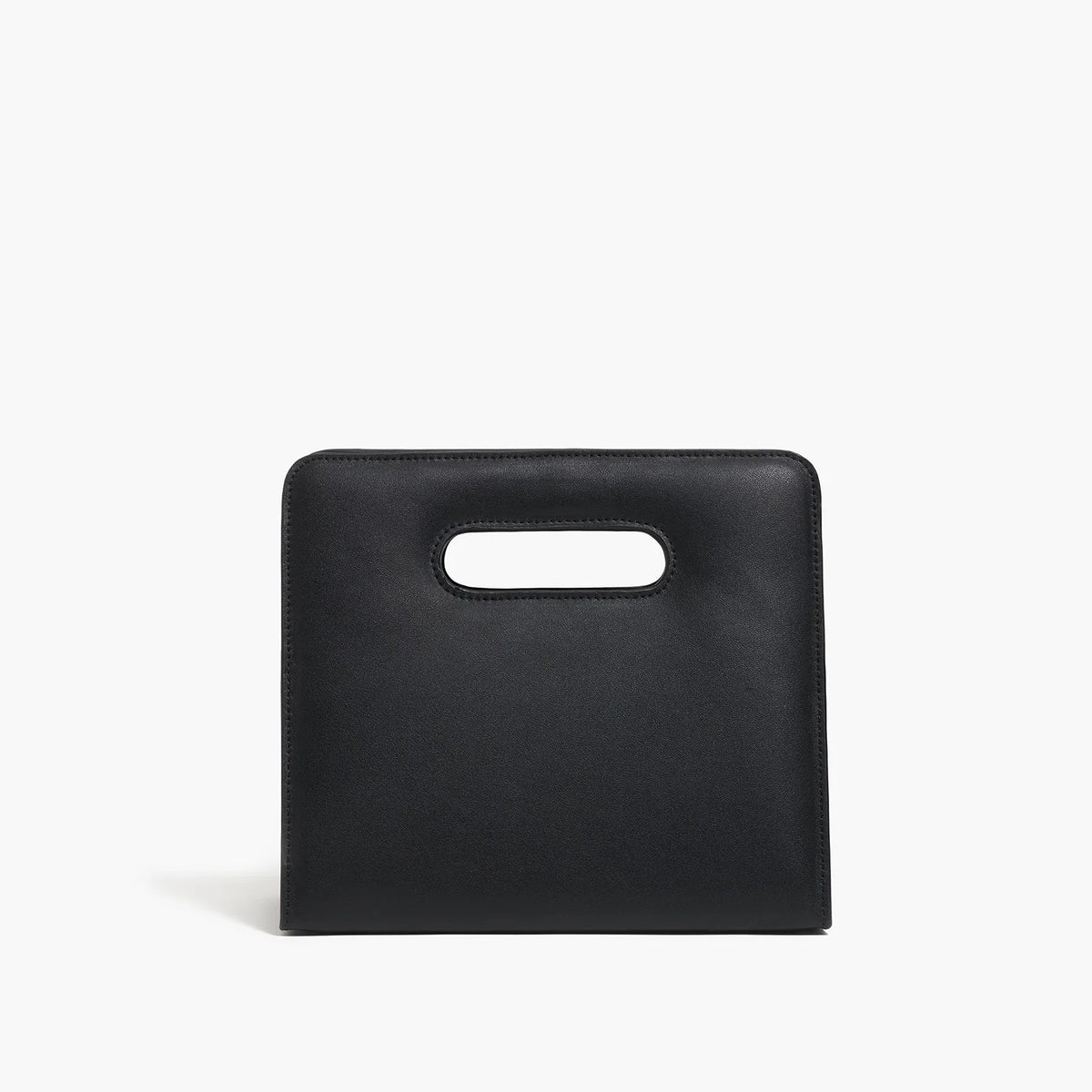 The Fold Up Flat-Packable Leather Clutch
