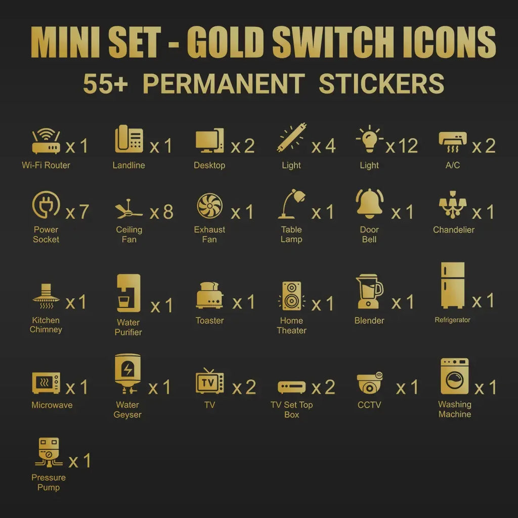 Switch Sticker For for Electric Board
