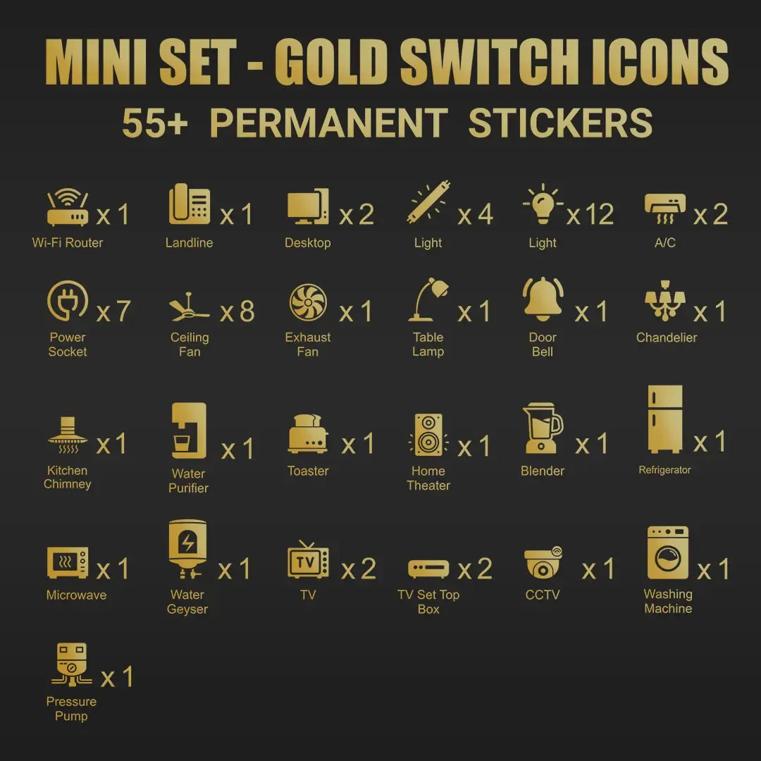 Switch Sticker For for Electric Board
