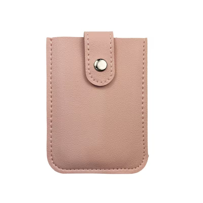 LEATHER PULL UP CARD HOLDER