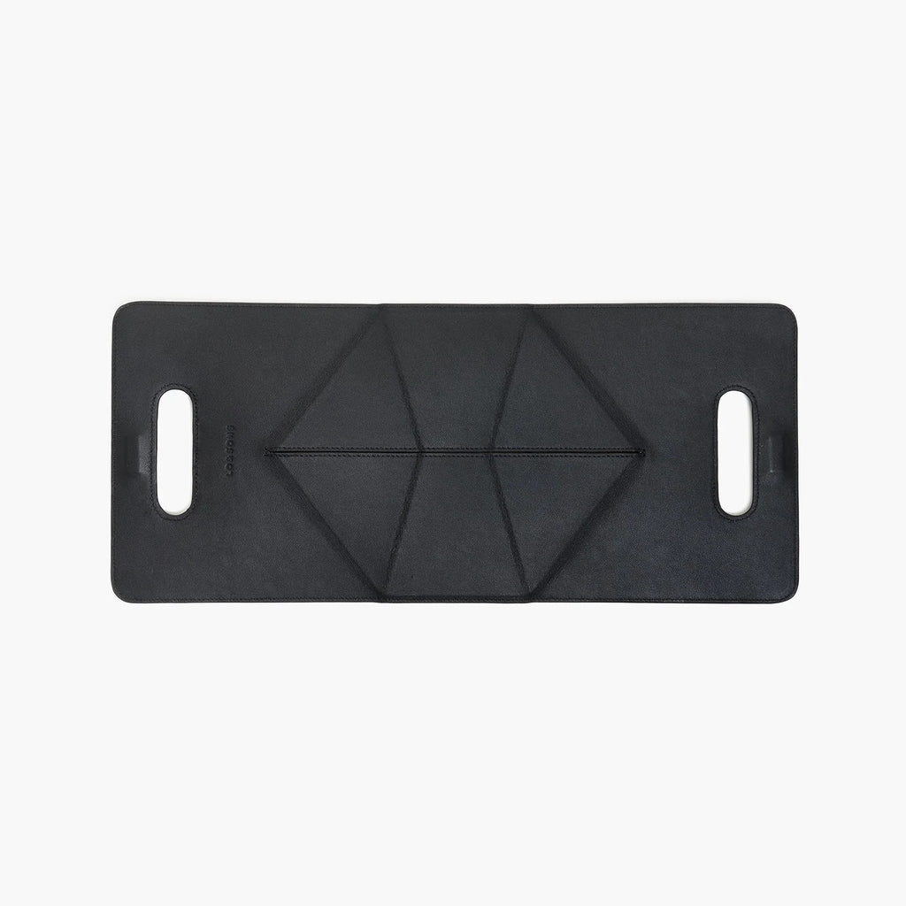 The Fold Up Flat-Packable Leather Clutch