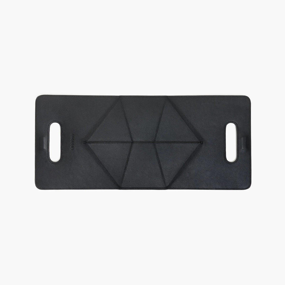 The Fold Up Flat-Packable Leather Clutch
