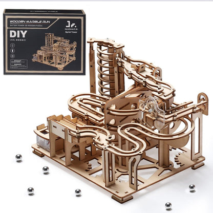 Gear Ball Challenge 3D Wooden Puzzle