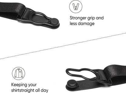Adjustable Elastic Shirts Tucker (PAIR OF 2 )