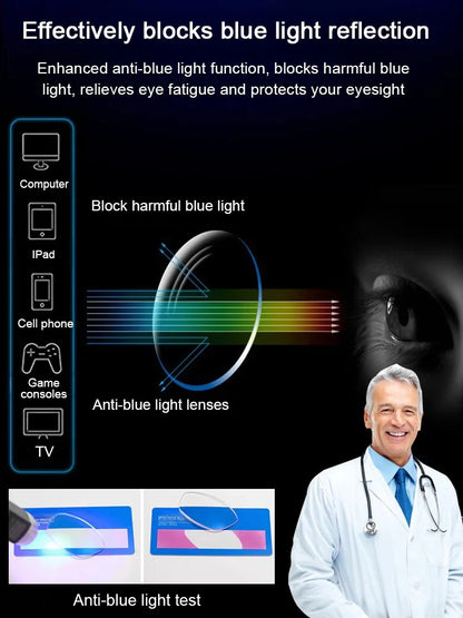 Best Selling 50% Off Automatic zoom anti-blue light presbyopia glasses