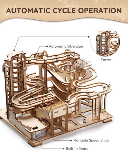 Gear Ball Challenge 3D Wooden Puzzle