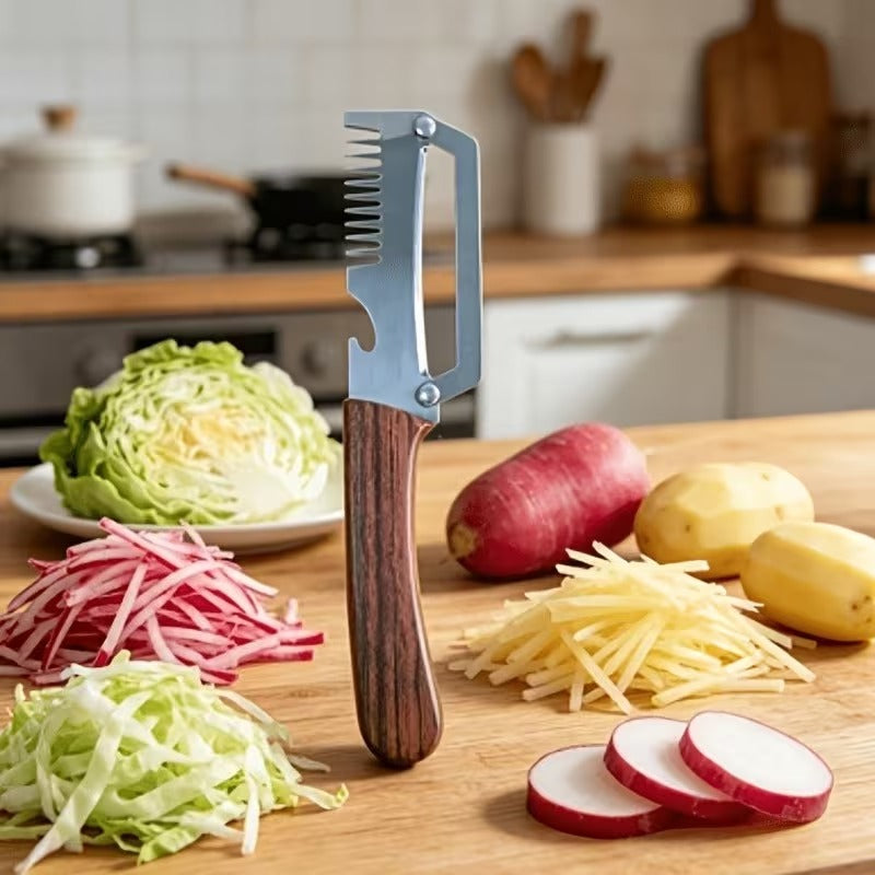3-in-1 Veggie Peeler With Scallion Shredder