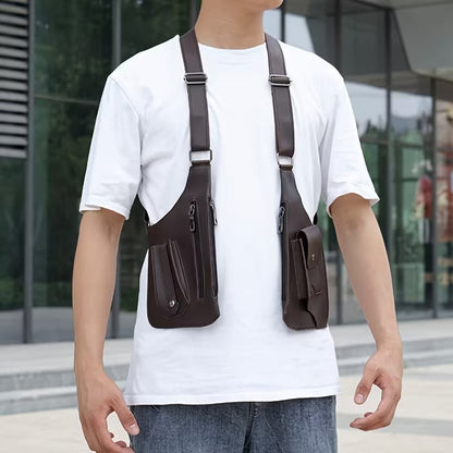Adjustable Medieval Leather Harness Bag