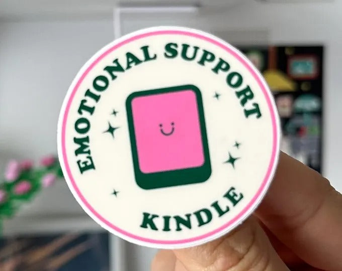 50 PCS Bookaholics Kindle Stickers Vinyl Stickers