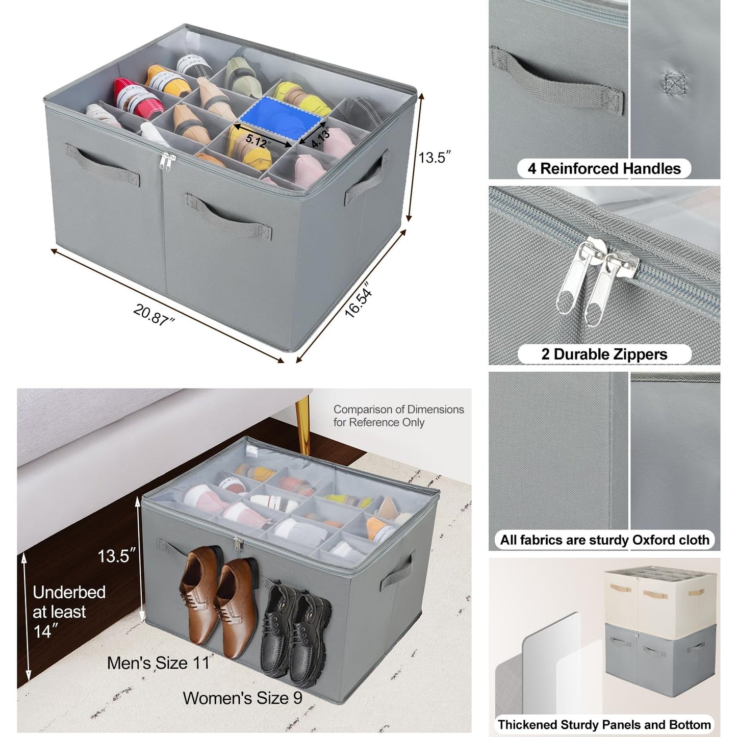Foldable Shoe Closet Organizer
