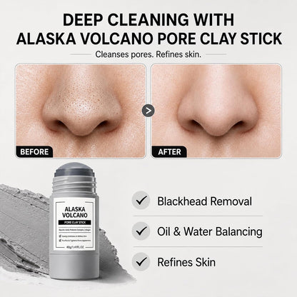 Alaska Volcano Pore Clay Stick