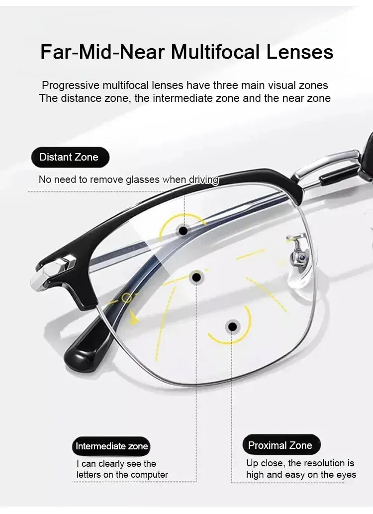 Best Selling 50% Off Automatic zoom anti-blue light presbyopia glasses