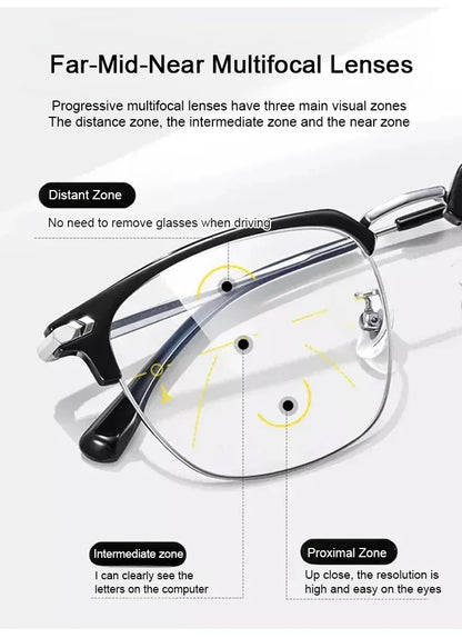Best Selling 50% Off Automatic zoom anti-blue light presbyopia glasses