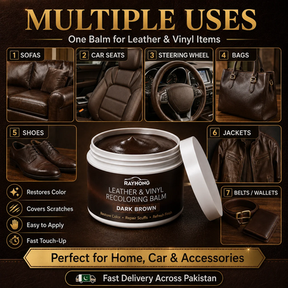 LEATHER REPAIR & RECOLORING BALM
